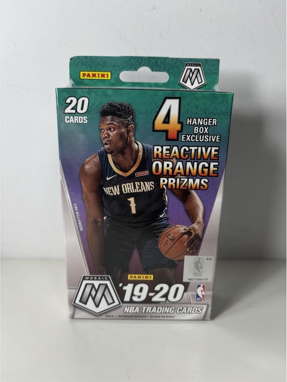 2019-20 Panini Mosaic NBA Basketball Trading Cards Hanger Box Zion New UnOpened